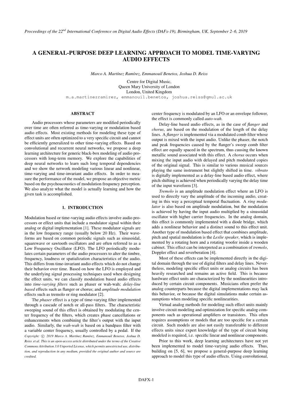 A General-Purpose Deep Learning Approach to Model Time-Varying Audio Effects