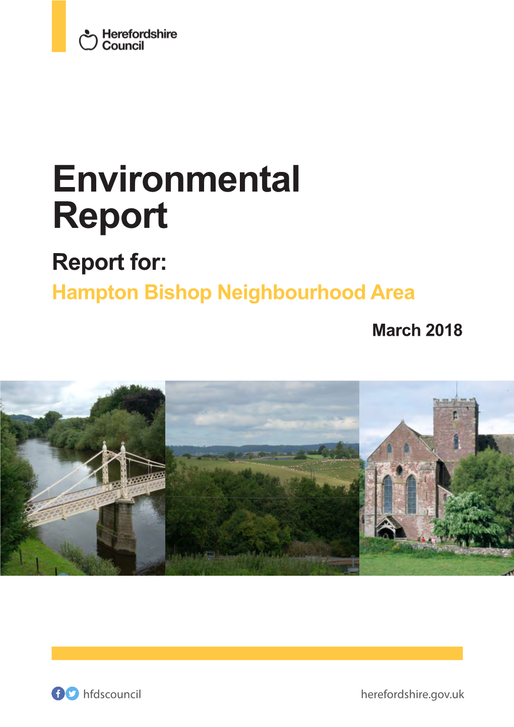 Hampton Bishop Environmental Report March 2018