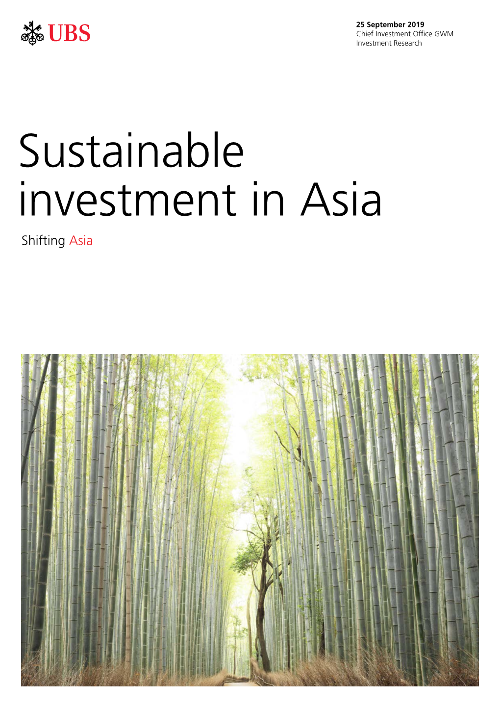 UBS Shifting Asia – Smart Cities