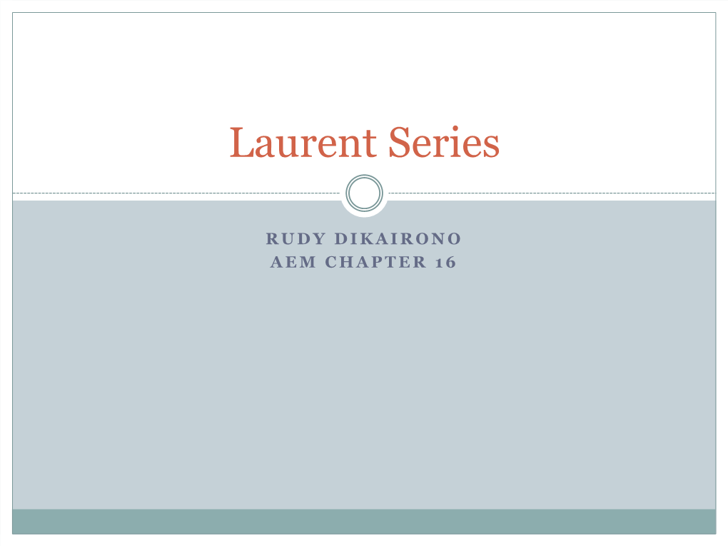 Laurent-Series-Residue-Integration.Pdf