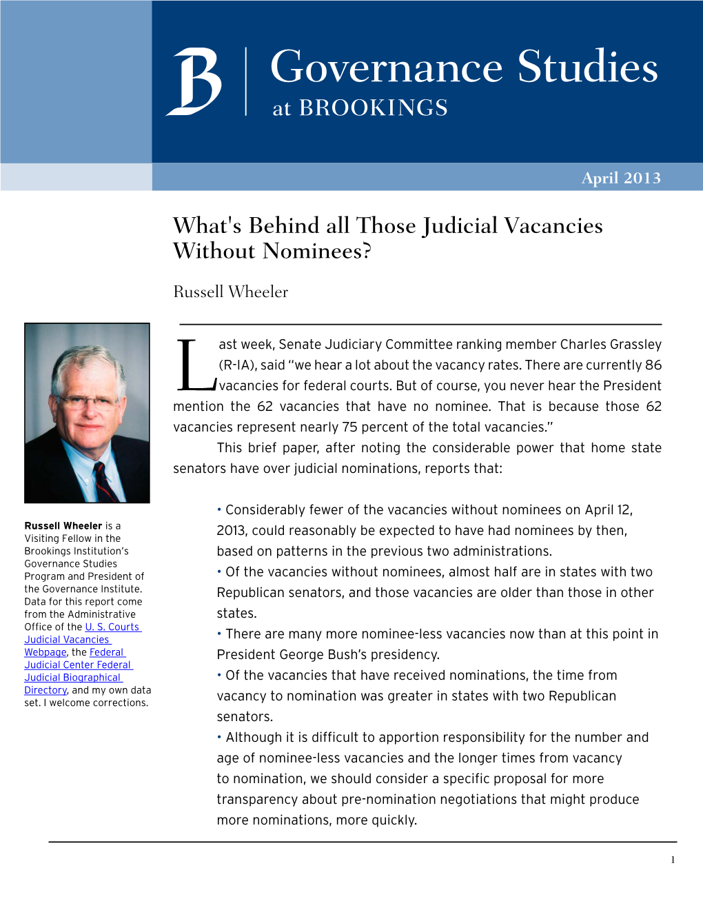 What's Behind All Those Judicial Vacancies Without Nominees?