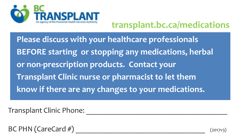 Download a Drug Interactions Card