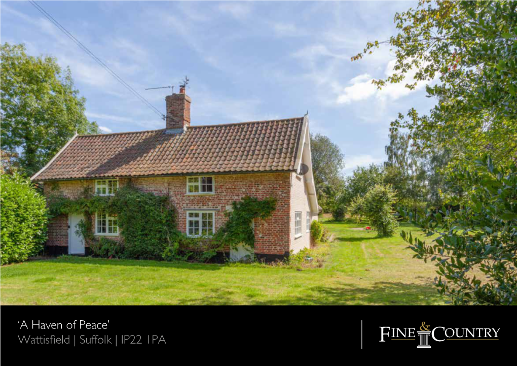 Wattisfield | Suffolk | IP22 1PA