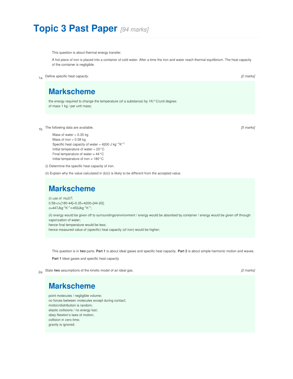 IB Questionbank