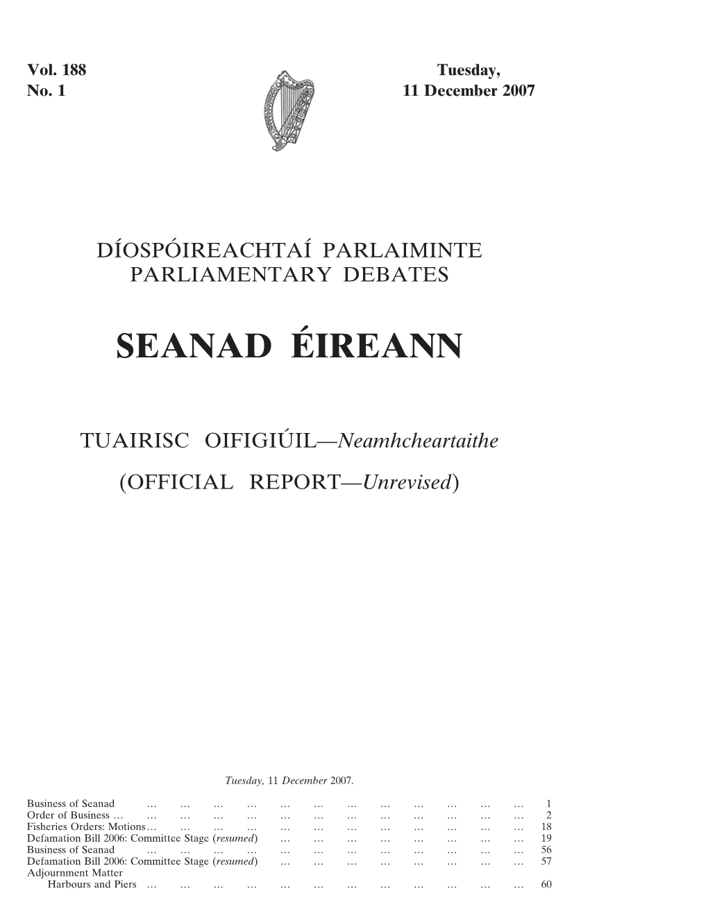 Seanad E´Ireann