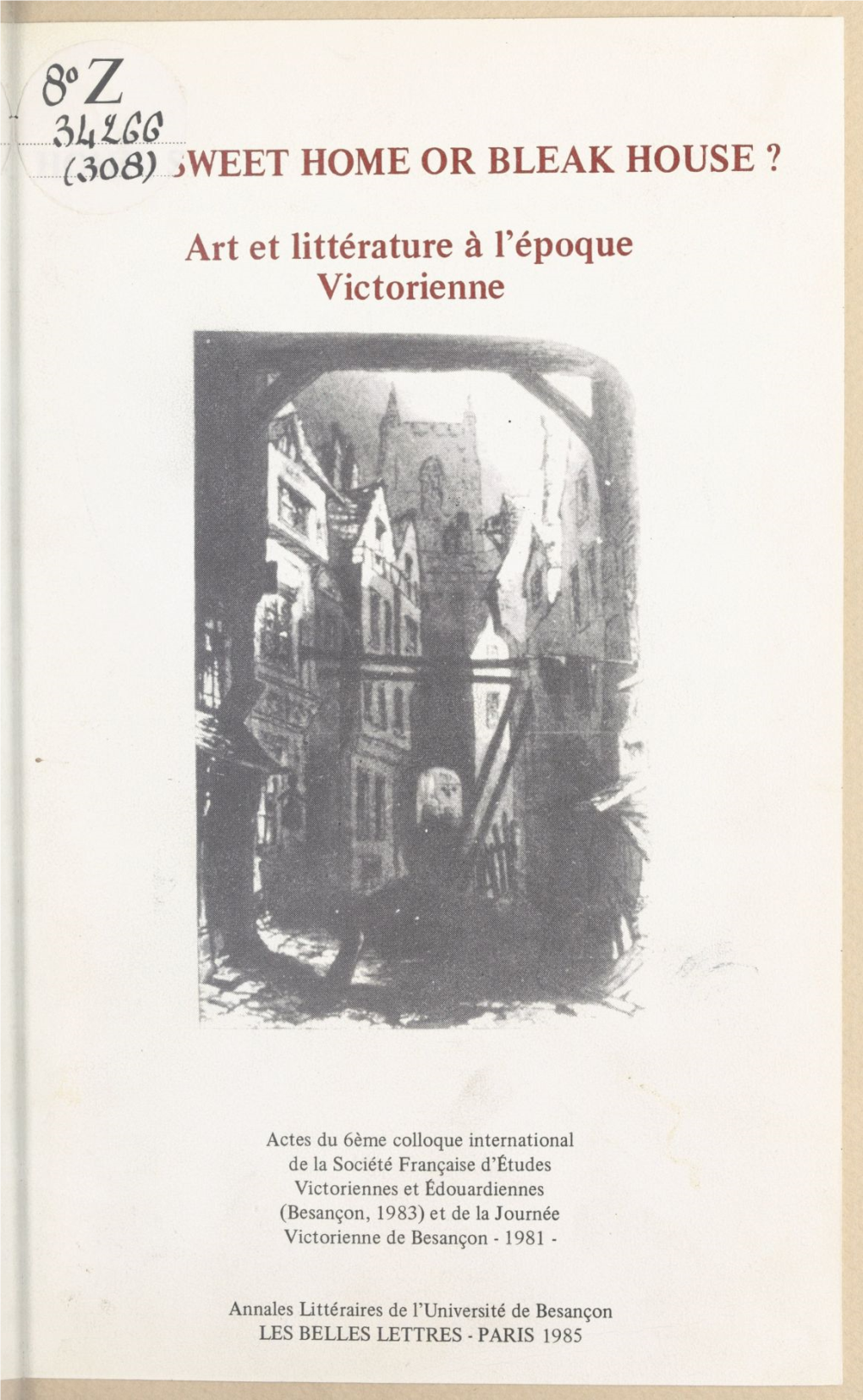 Art Et Littérature À L'époque Victorienne. Home Sweet Home Or