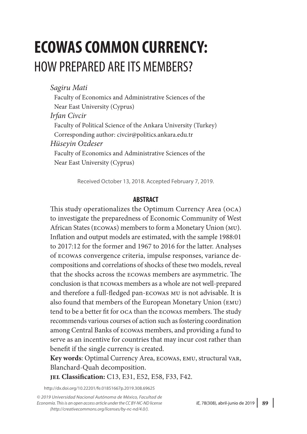 Ecowas Common Currency: How Prepared Are Its Members?