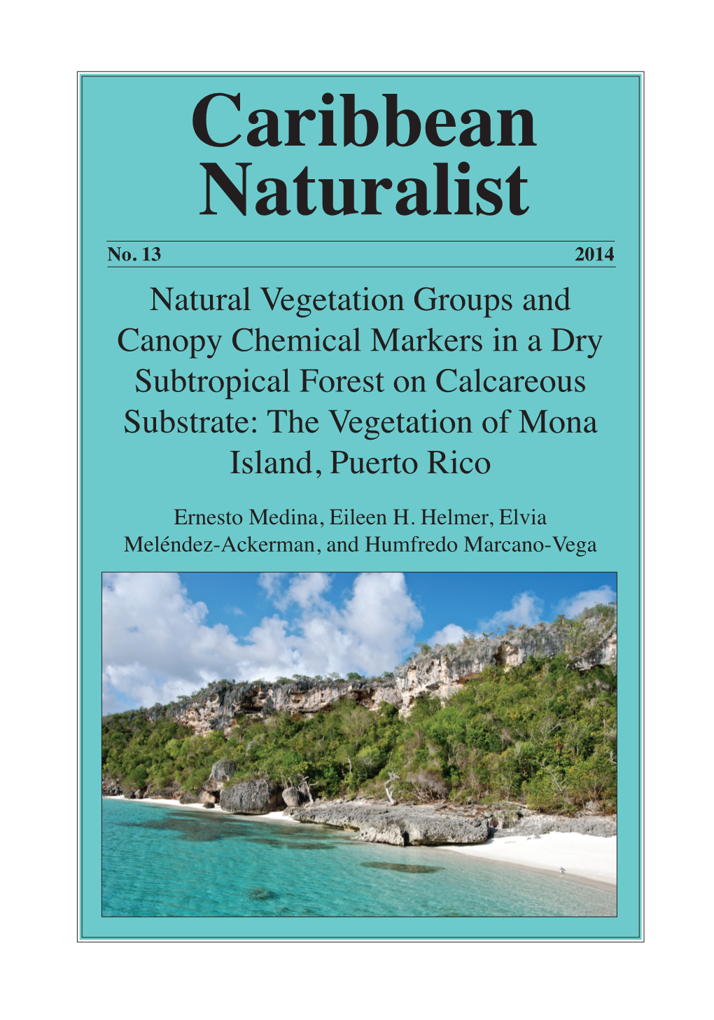Caribbean Naturalist No