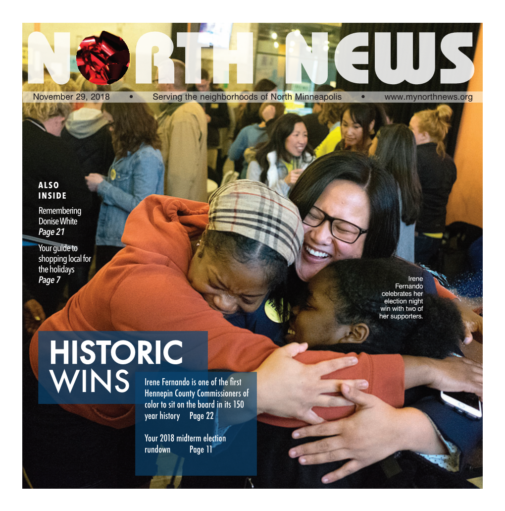 HISTORIC Irene Fernando Is One of the First WINS Hennepin County Commissioners of Color to Sit on the Board in Its 150 Year History Page 22