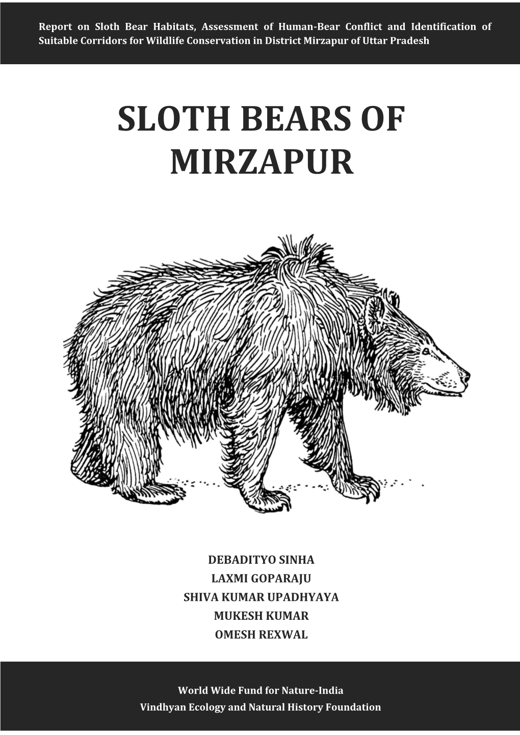 Sloth Bears of Mirzapur