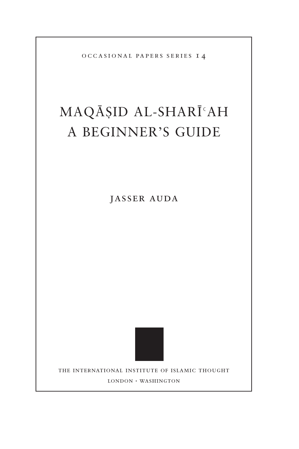Maqasid Guide