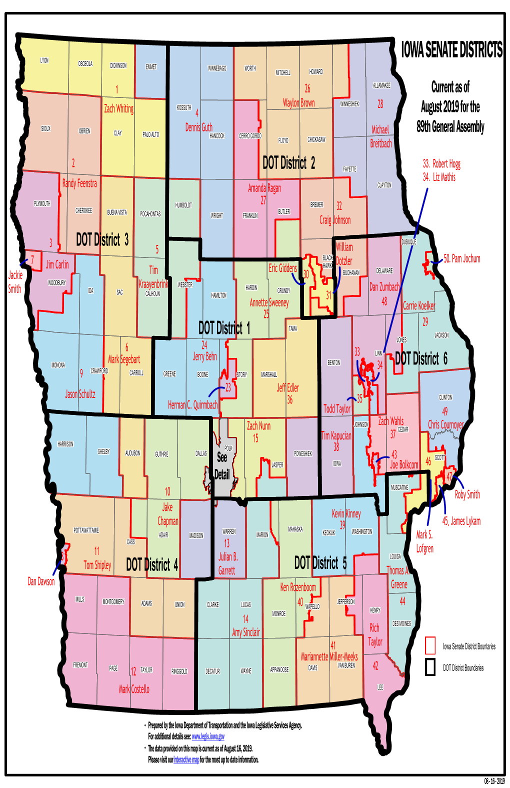 Iowa Senate Districts