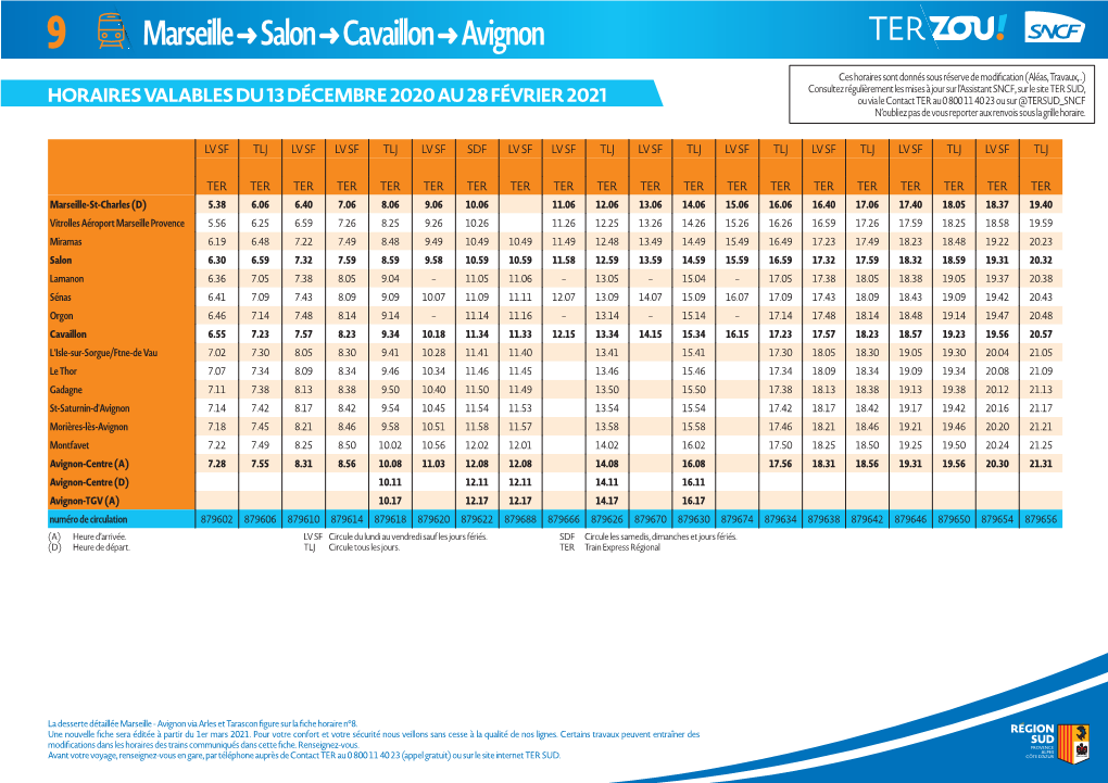 Marseille Salon Cavaillon Avignon