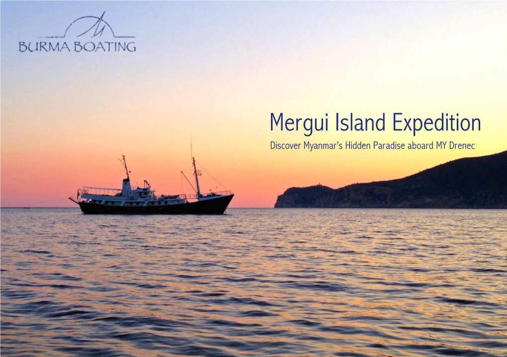 Fact Sheet Mergui Island Expedition