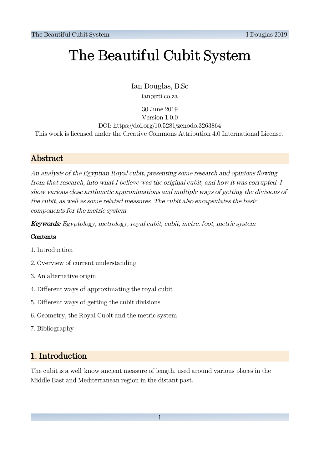 The Beautiful Cubit System I Douglas 2019 the Beautiful Cubit System