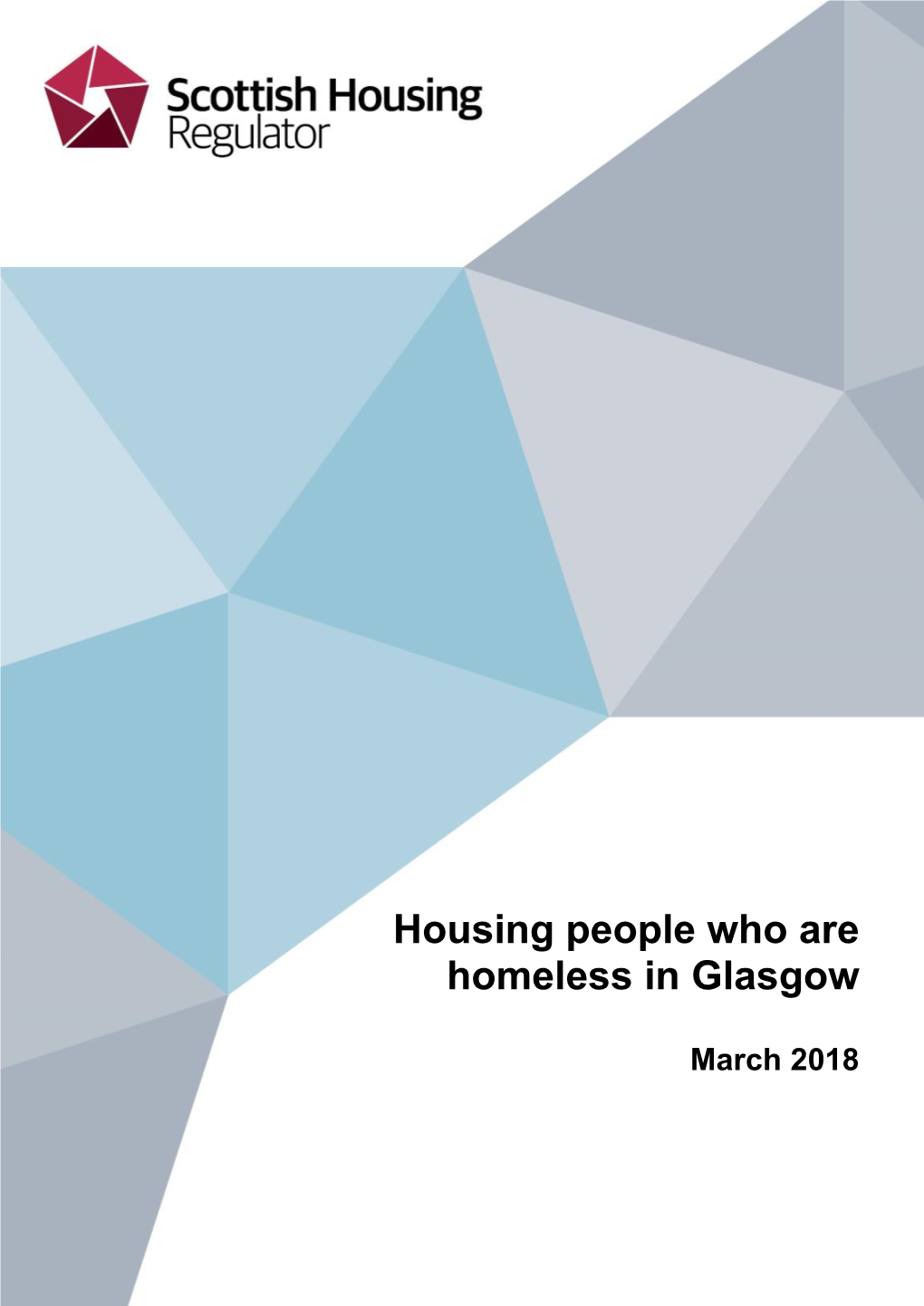 Housing People Who Are Homeless in Glasgow