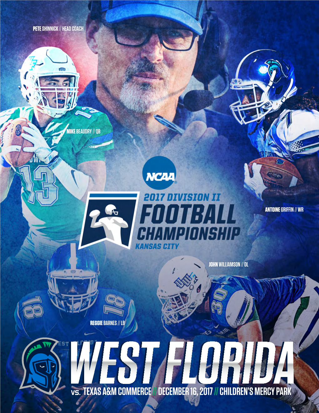 UWF Football Makes NCAA History with Playoff Bid in Sec- Ond Season by Eric Wallace, Pensacola News Journal November 12, 2017