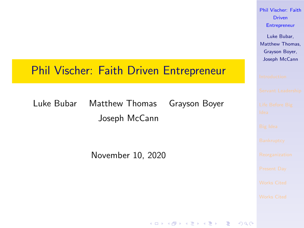 Phil Vischer: Faith Driven Entrepreneur
