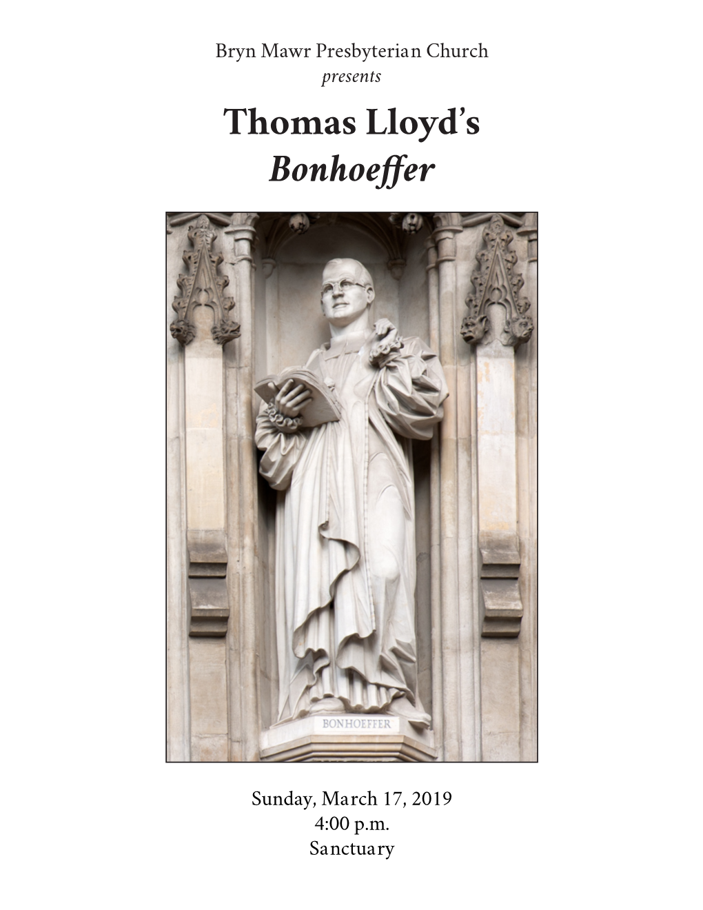 Thomas Lloyd's Bonhoeffer