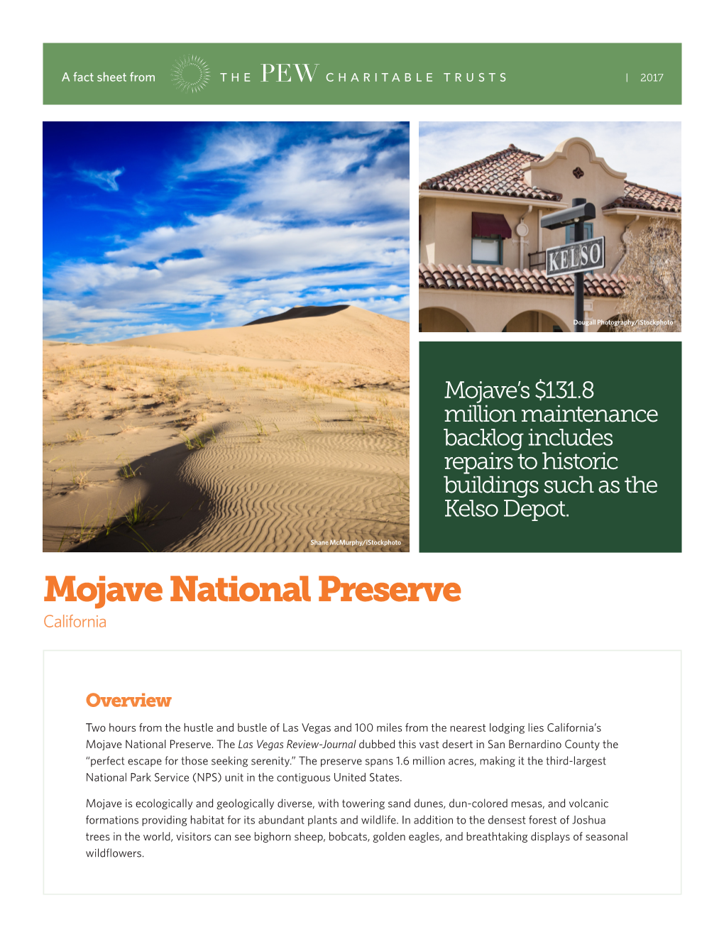 Mojave National Preserve California