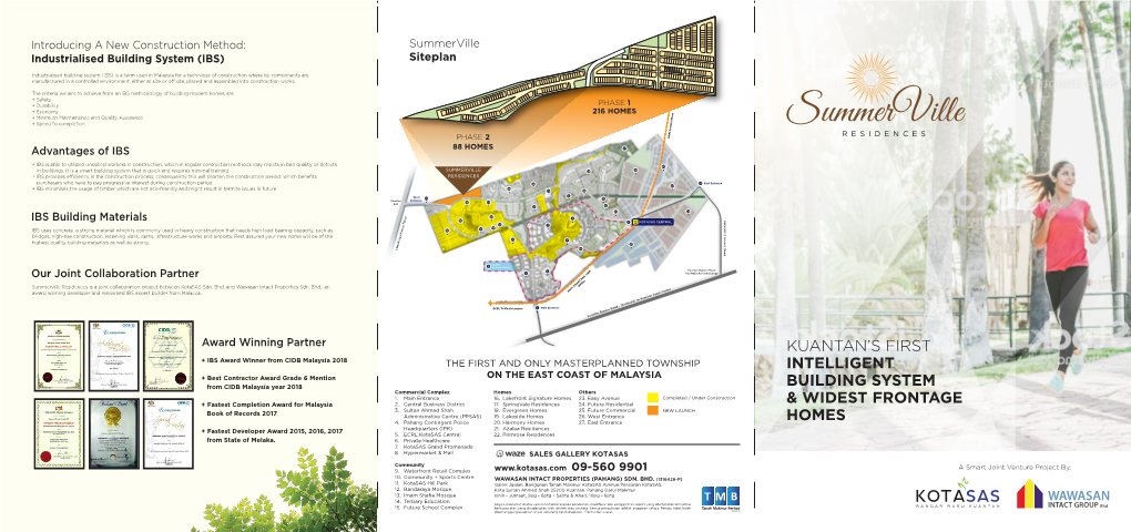 Summerville Industrialised Building System (IBS) Siteplan