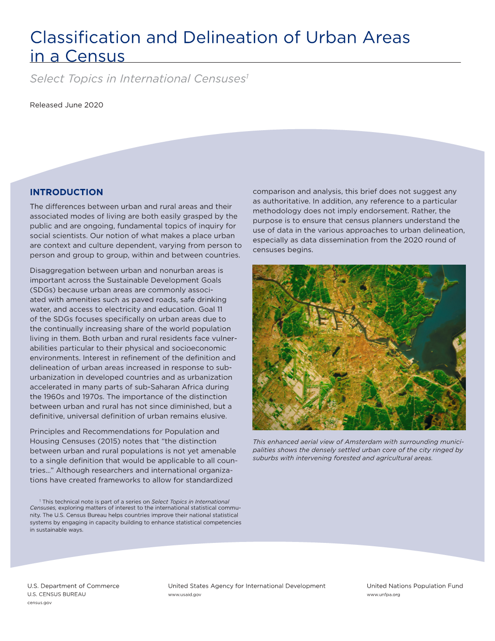 Download Classifcation and Delineation of Urban Areas in a Census