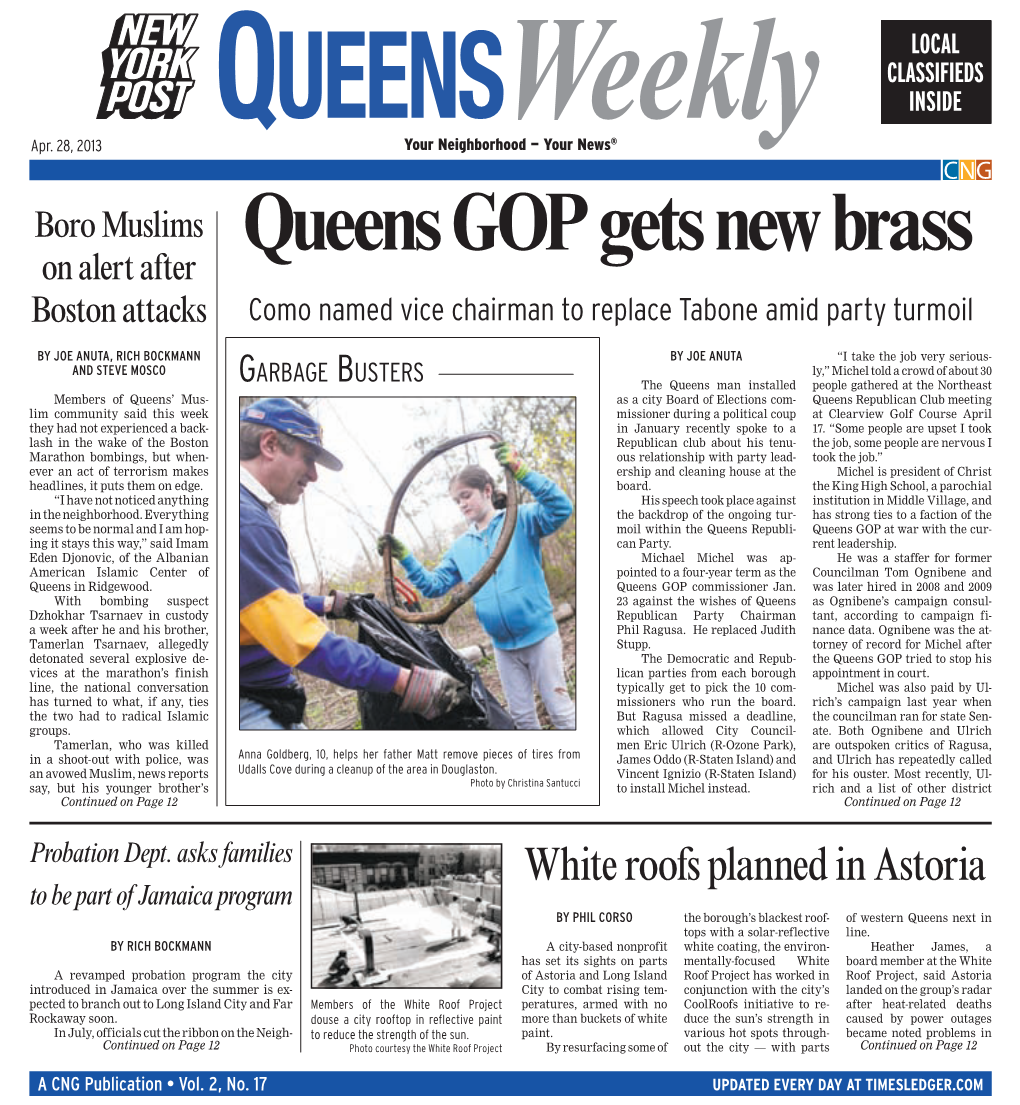 Queens Weekly, Apr