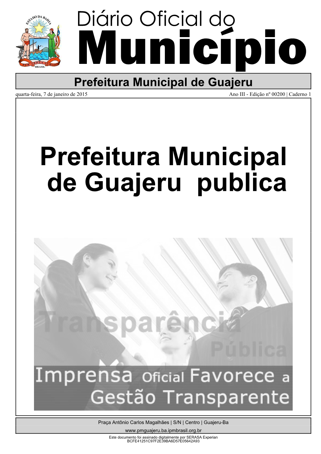 Prefeitura Municipal De Guajeru Publica