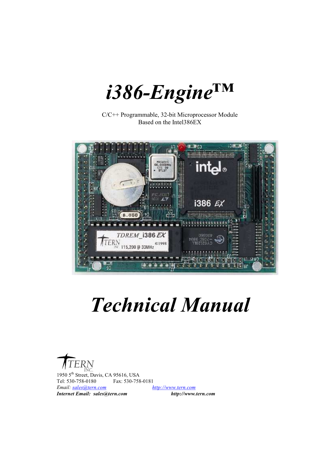 I386-Engine™ Technical Manual