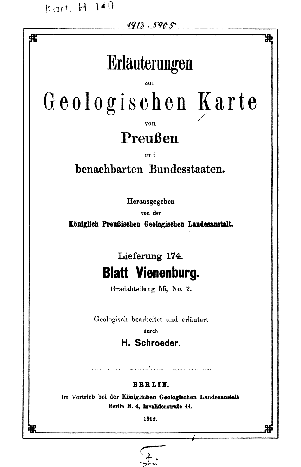 Geologischen Karte