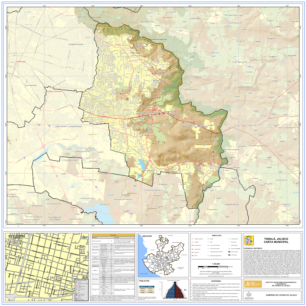 Tonalá, Jalisco Carta Municipal