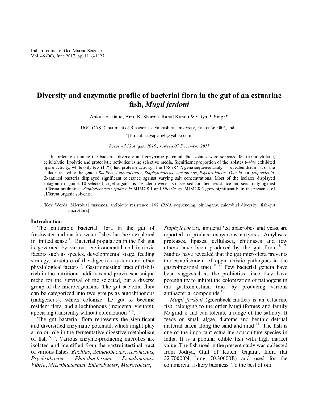 Study of Dental Fluorosis in Subjects Related to a Phosphatic Fertilizer