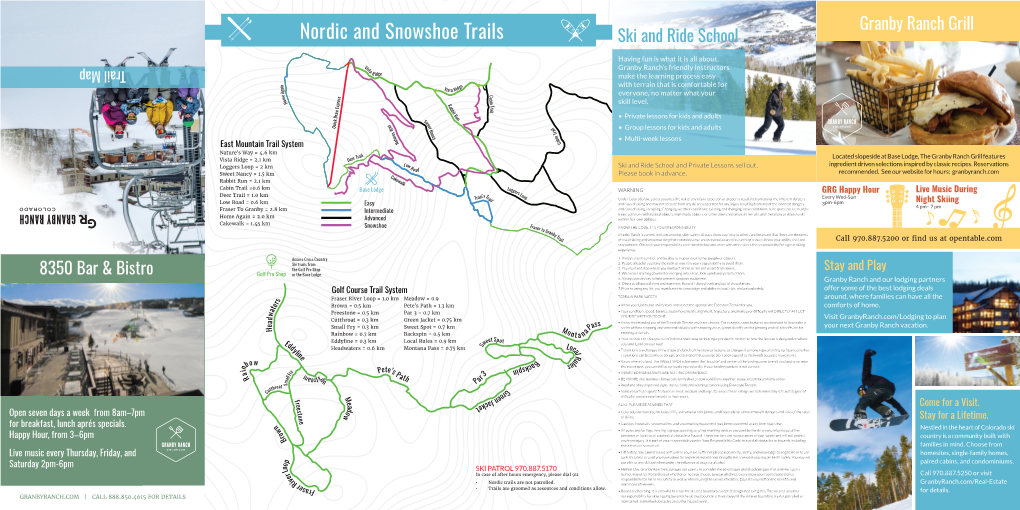 Nordic and Snowshoe Trails Ski and Ride School