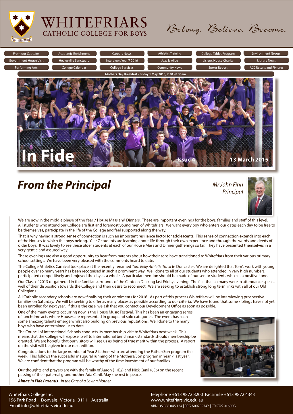 In Fide Issue 4 13 March 2015
