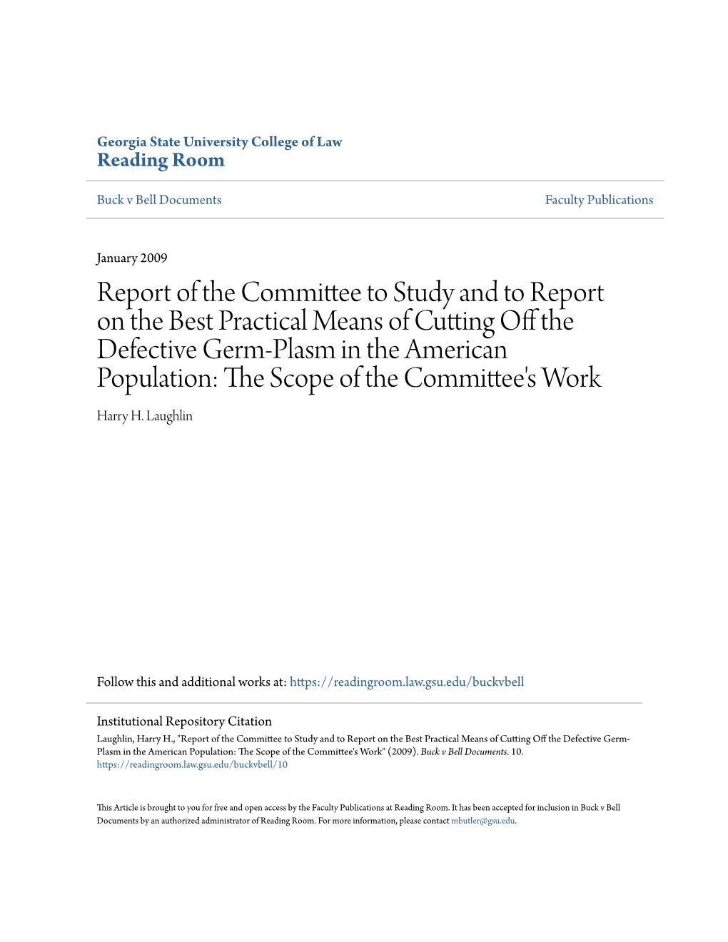 Report of the Committee to Study and to Report on the Best Practical