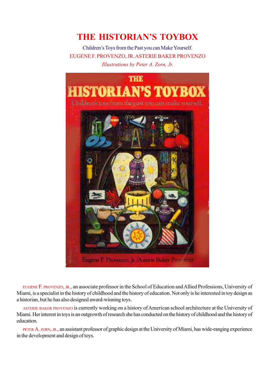 The Historian's Toybox