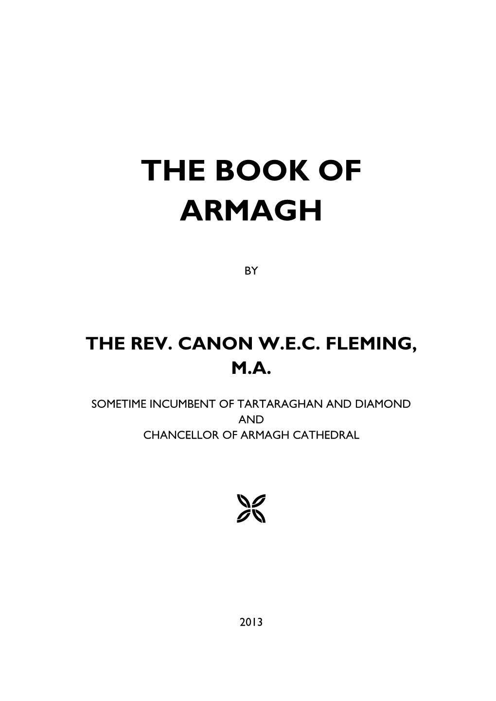 Fleming-The-Book-Of-Armagh.Pdf