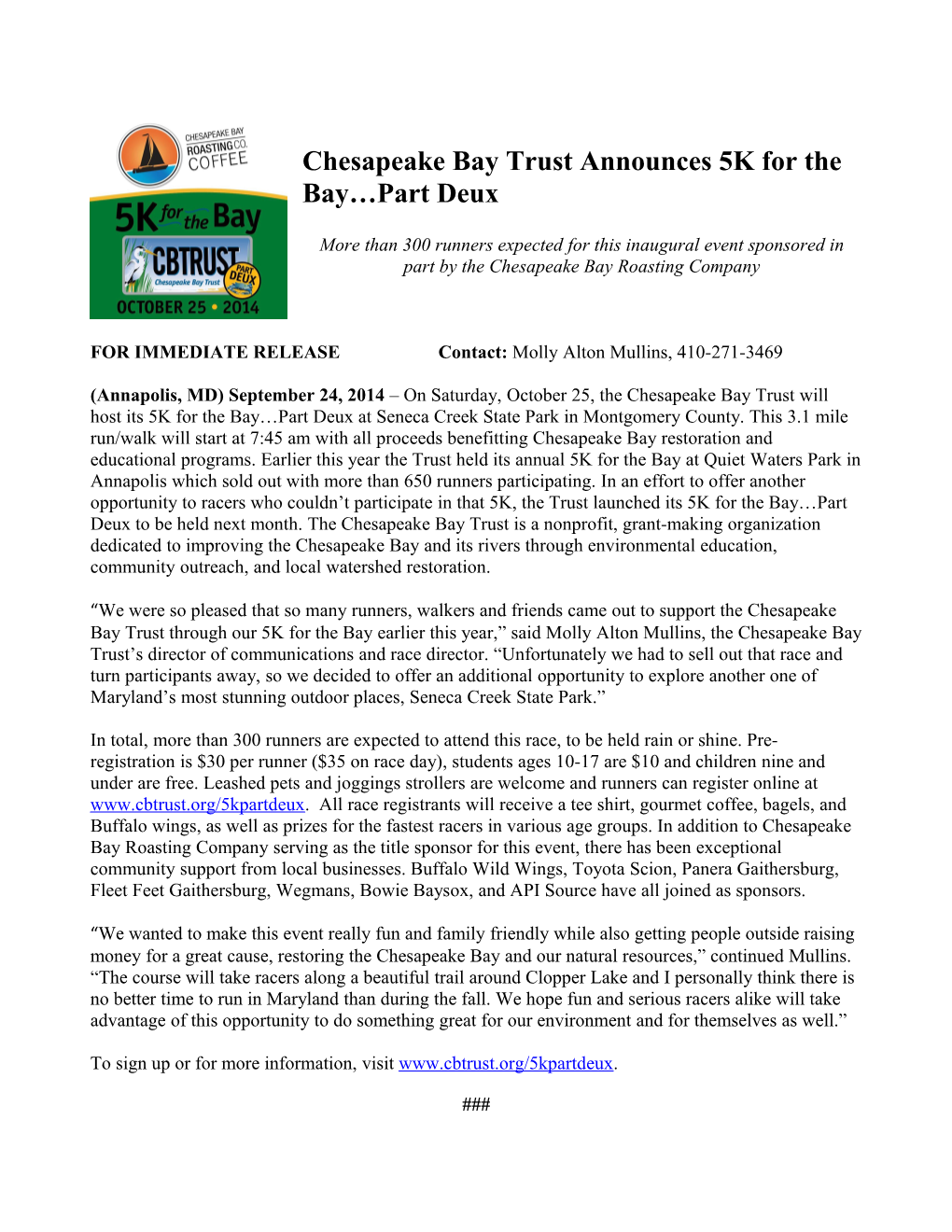 Inaugural Class of Chesapeake Conservation Corps Volunteers Announced s1