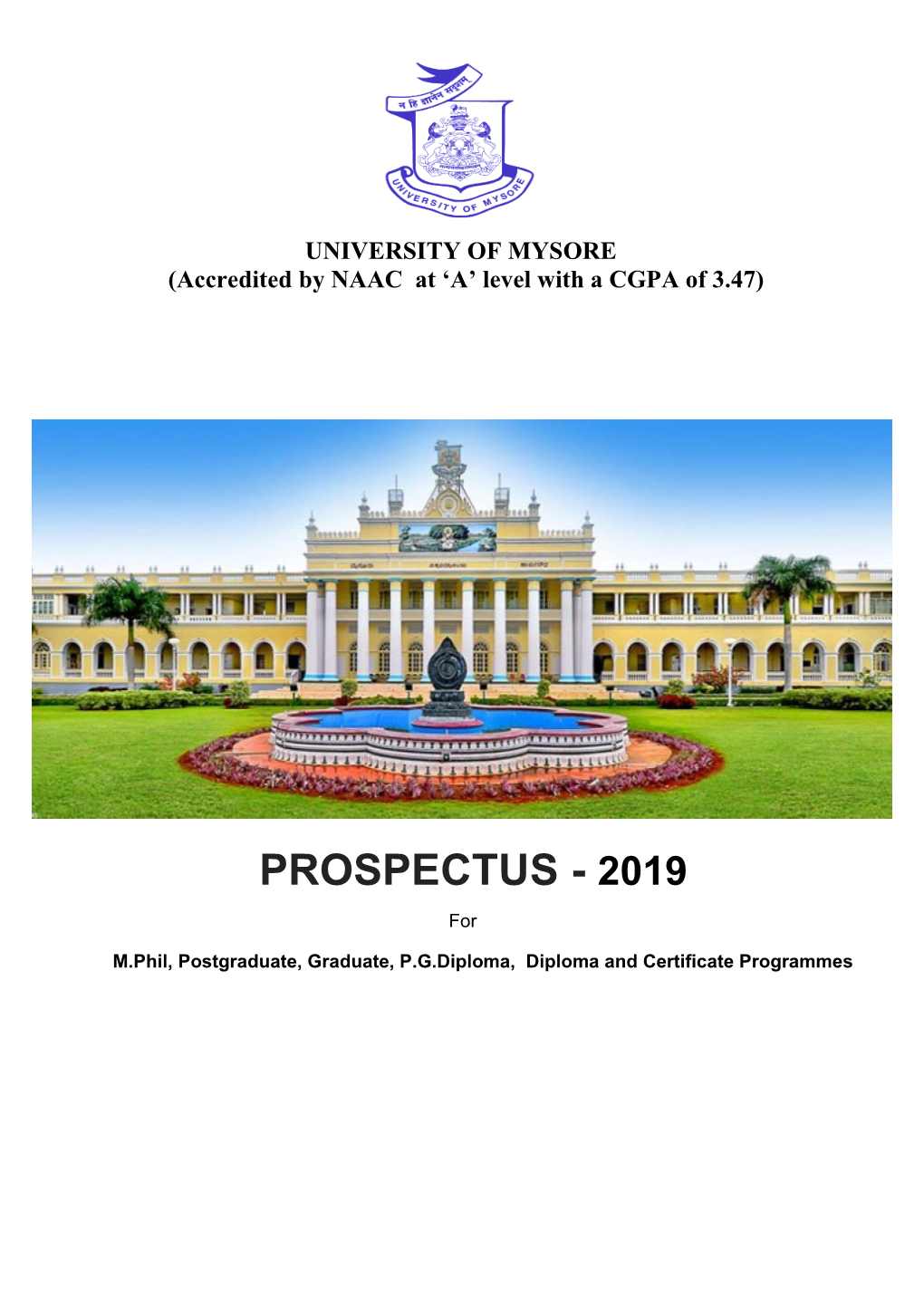 Prospectus - 2019