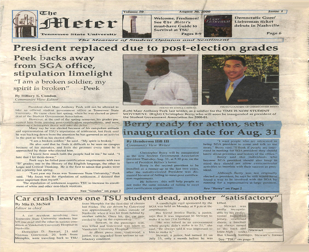 August 30, 2000 Issue 1