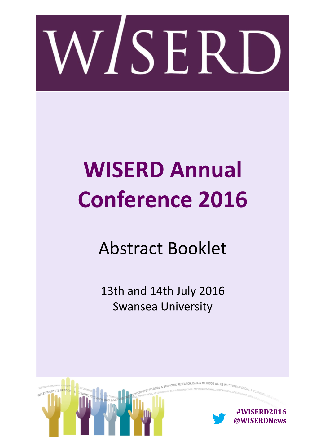 WISERD Annual Conference 2016