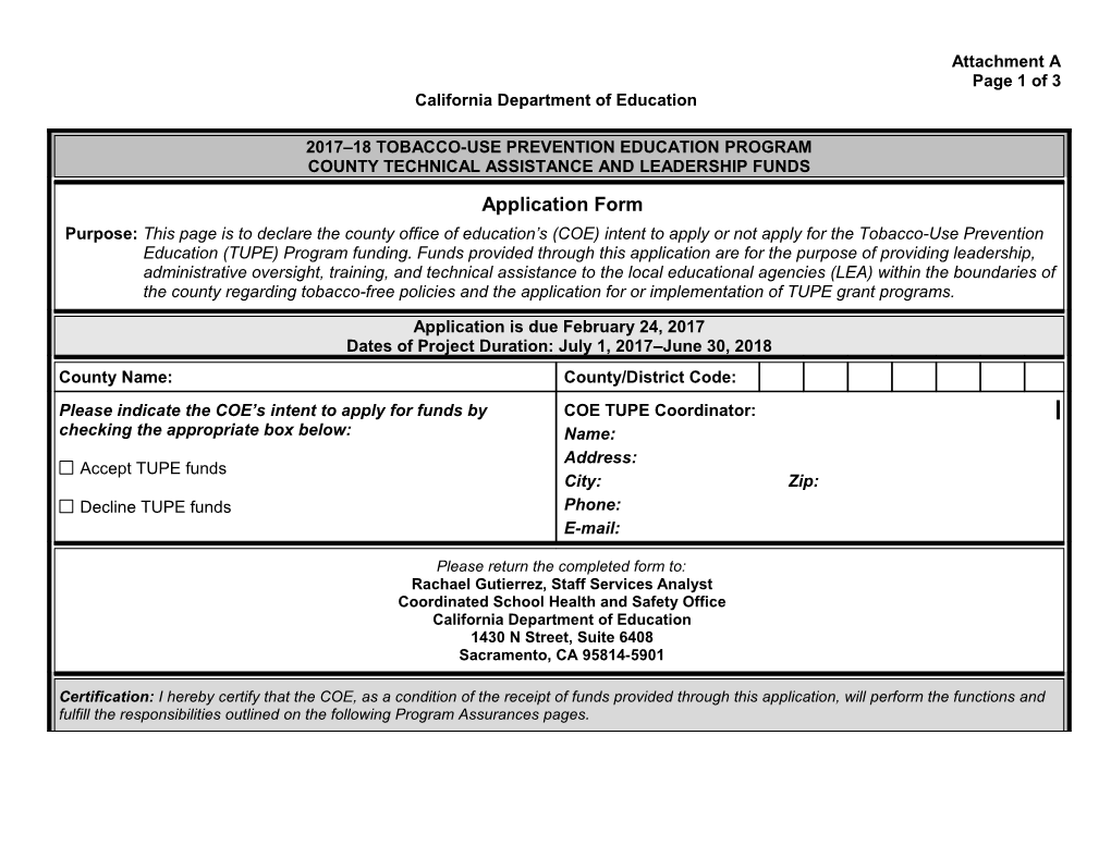 Atta-17: TUPE CTALF (CA Dept of Education)