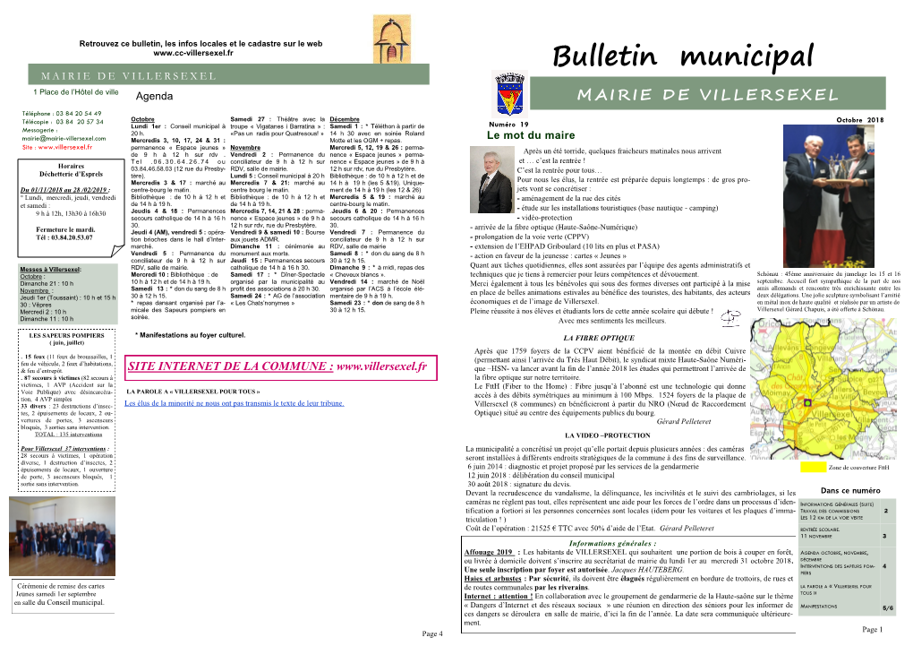 Bulletin Municipal