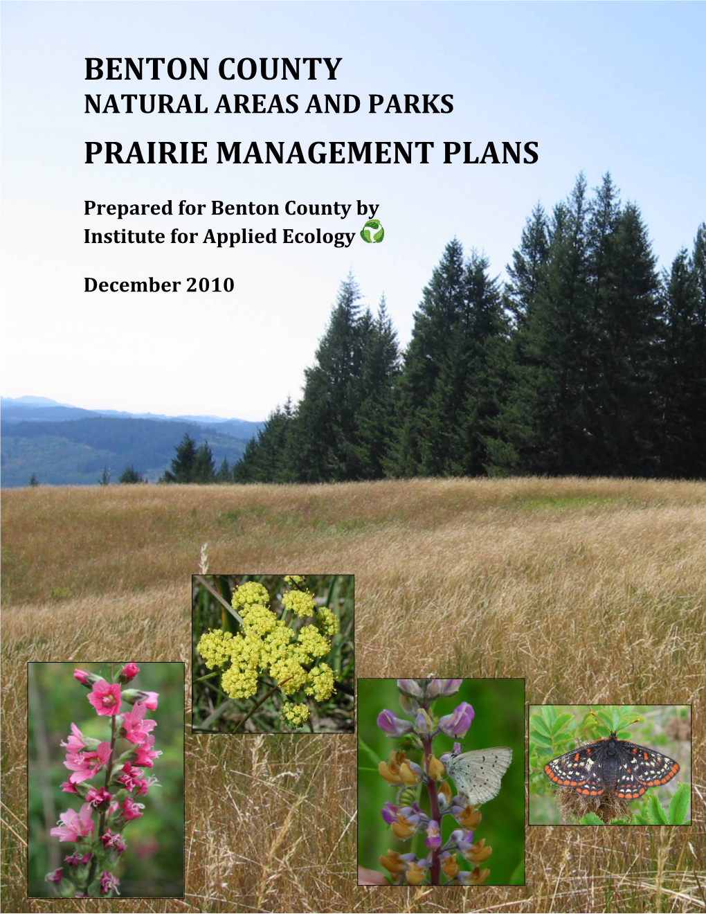 Benton County Prairie Management Plans: References REFERENCES Bartels, M