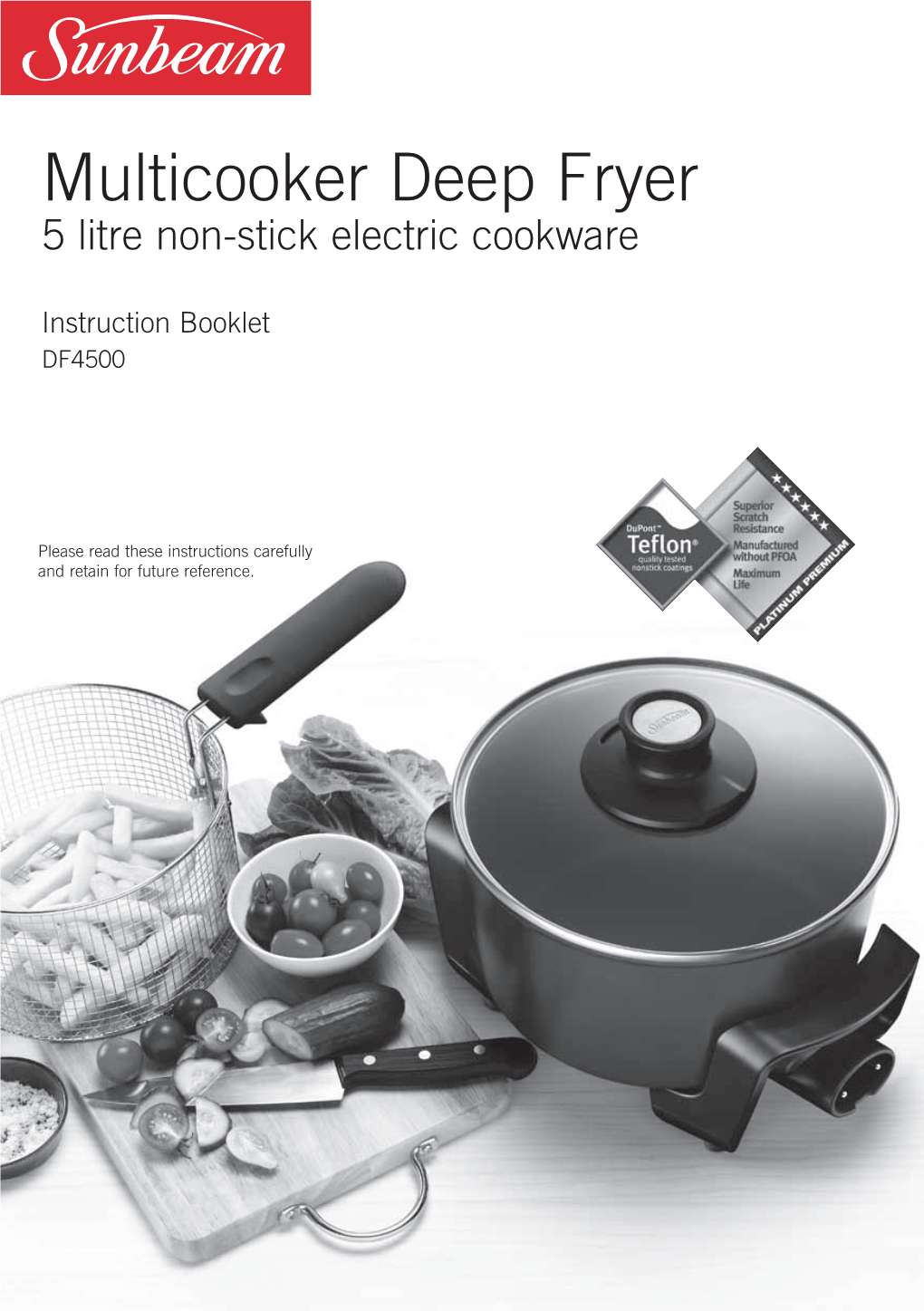 Multicooker Deep Fryer 5 Litre Non-Stick Electric Cookware