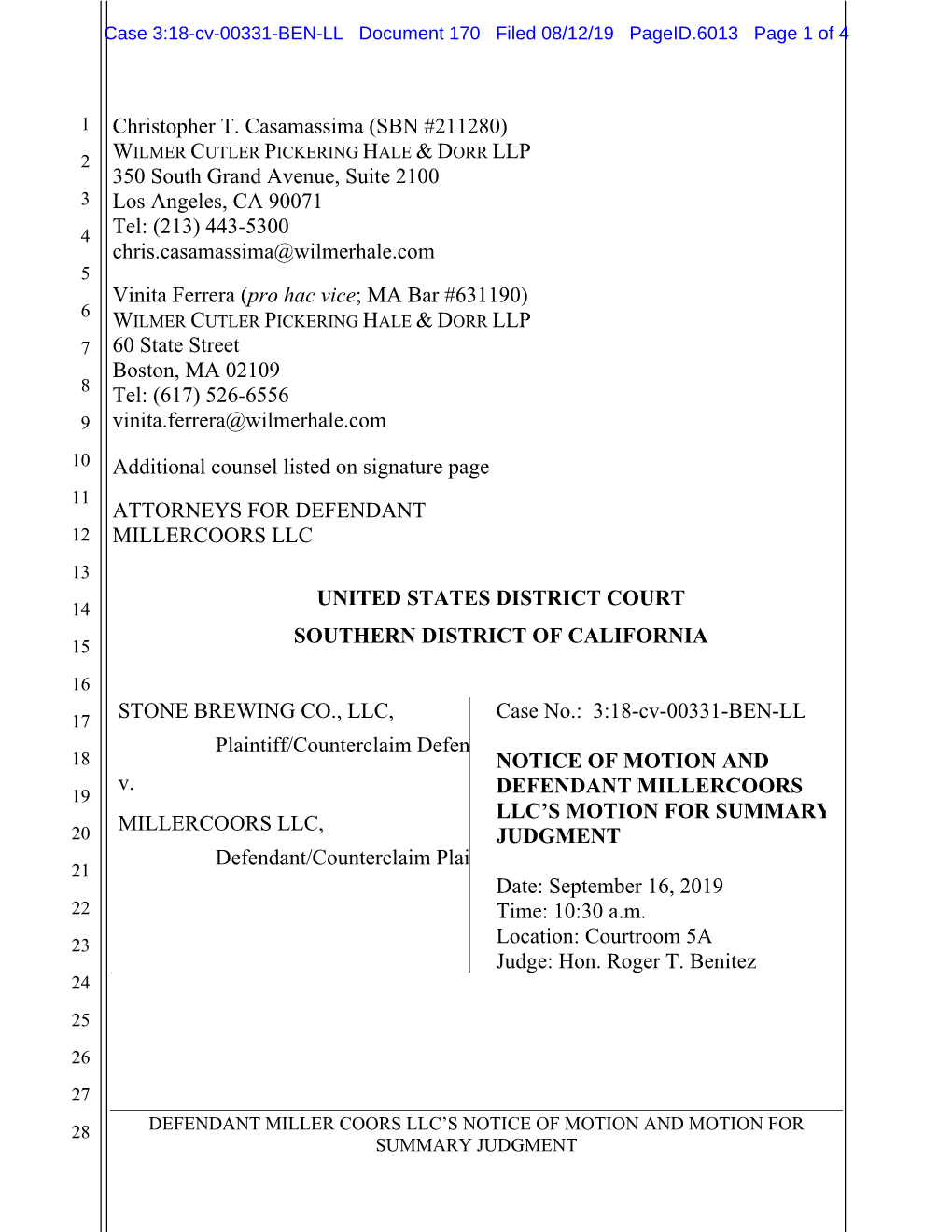 Millercoors Brief Here