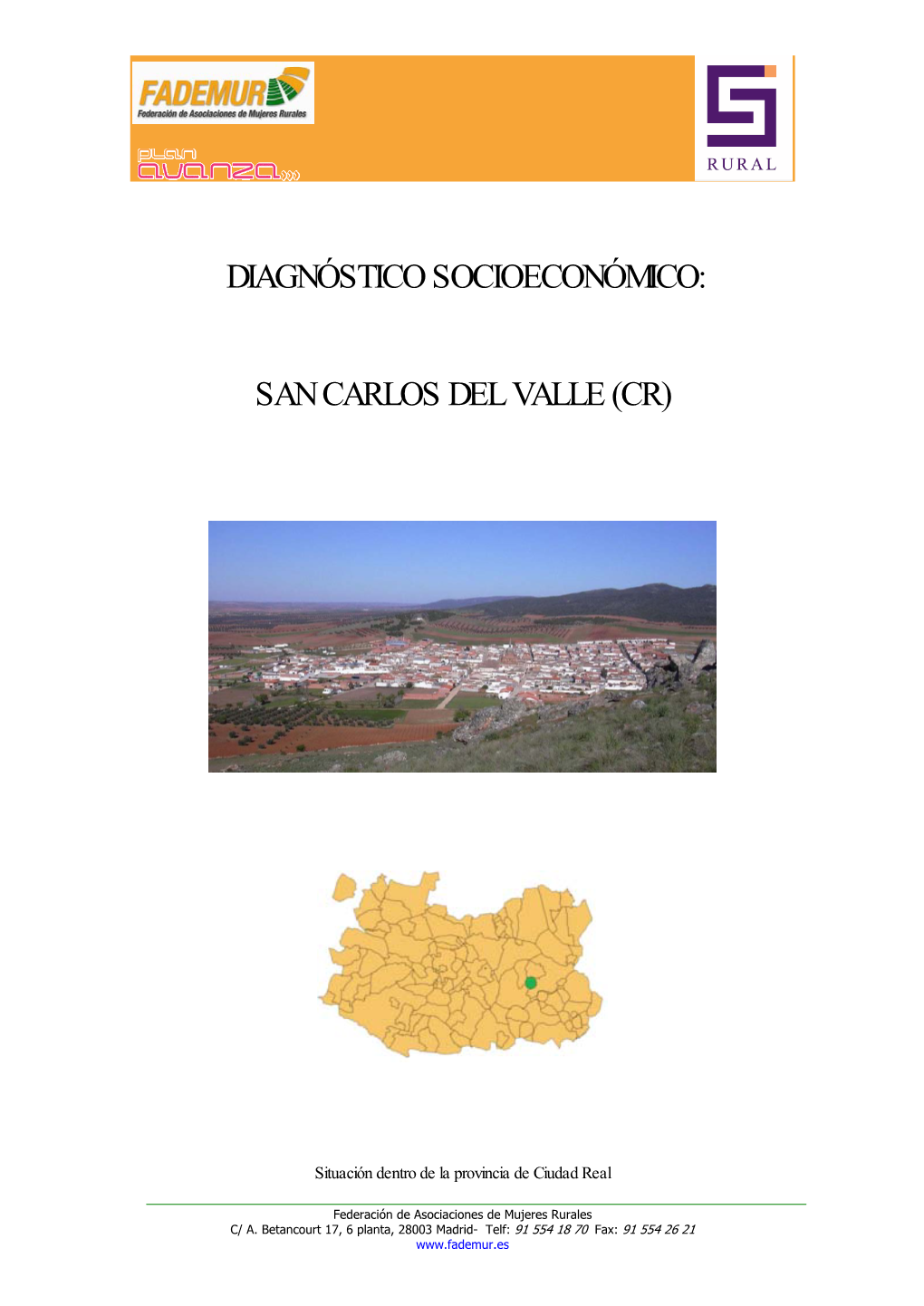 Diagnóstico Socioeconómico: San Carlos Del Valle