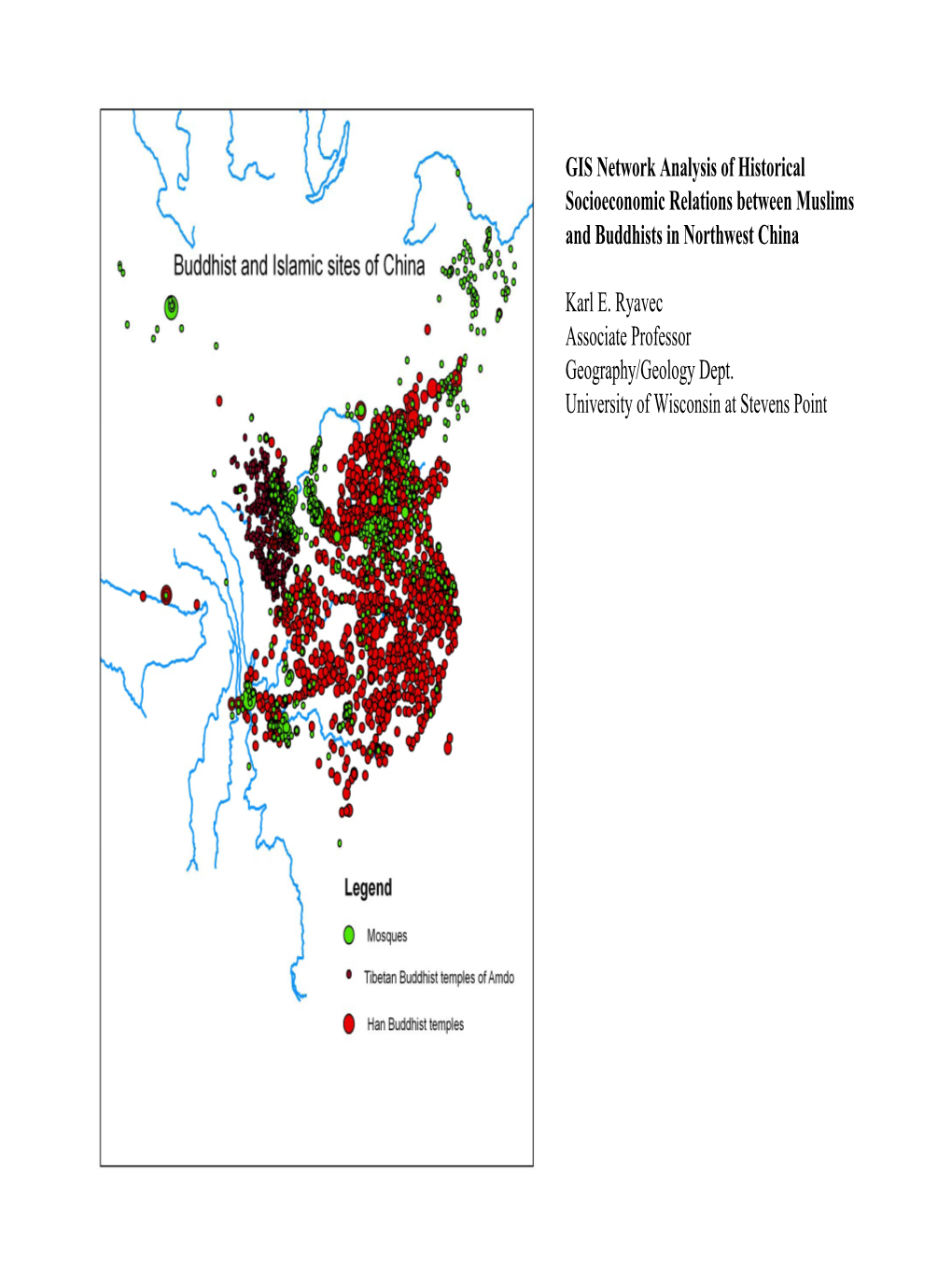 KK GIS Network Analysis of Historical Socioeconomic Relations Between Muslims and Buddhists in Northwest China