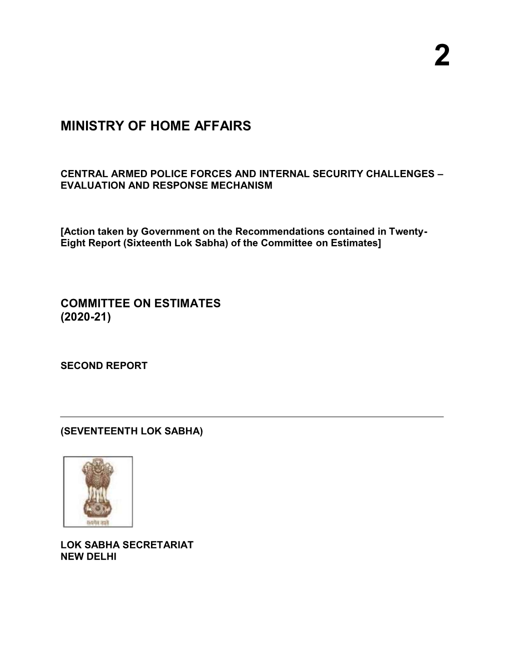 Ministry of Home Affairs