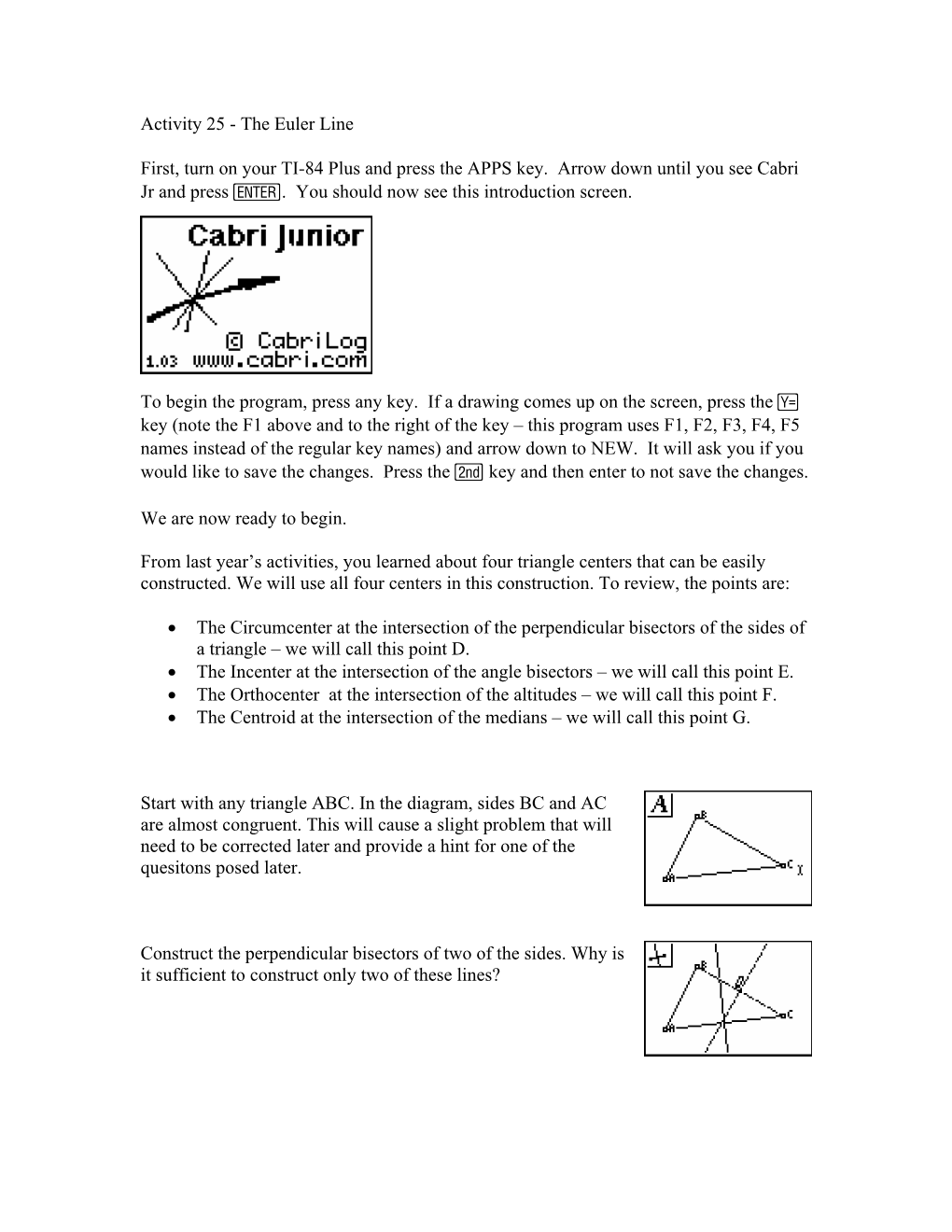 Activity 19 – Constructing Similar Triangles